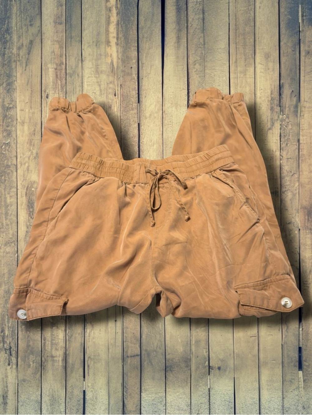 🌺BOHME Casual Cargo Jogger Pants - Brown - Picture 3 of 6